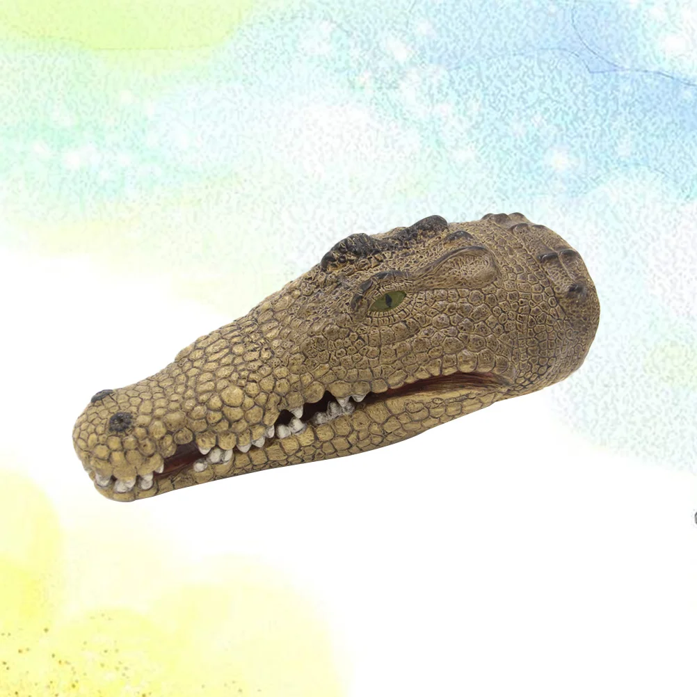 

Забавная кукла в виде головы крокодила, детский подарок для ролевых игр