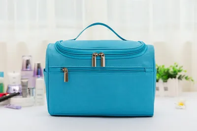 

New Waterproof Men Hanging Makeup Bag Nylon Travel Organizer Cosmetic Bag for Women Necessaries Make Up Case Wash Toiletry Bag