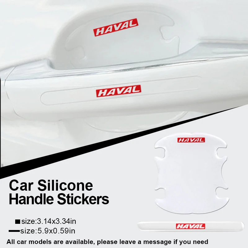

8pcs Car Transparent Protective Film Door Handle Bowl Sticker for Honda Civic XR-V HR-V City Accord Odyssey Spirior Accessories