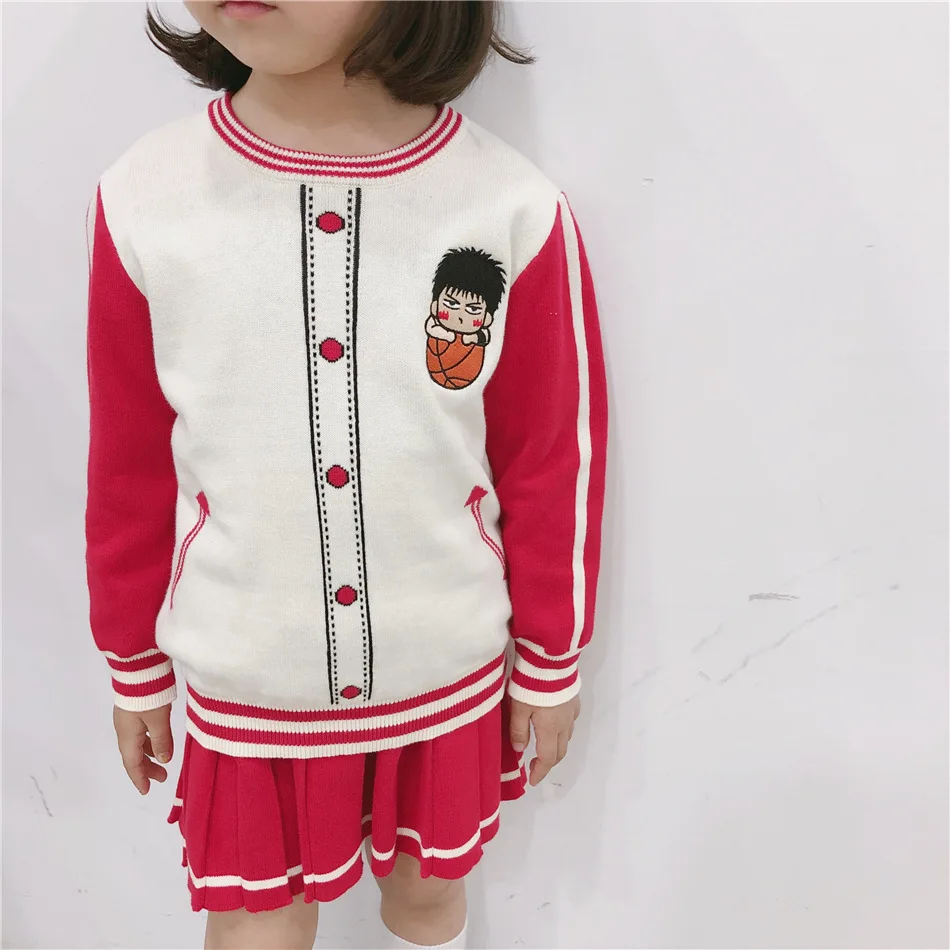 Tonytaobaby/детская одежда на осень и зиму; спортивный баскетбольный свитер; костюм для мальчиков; осенняя одежда для девочек