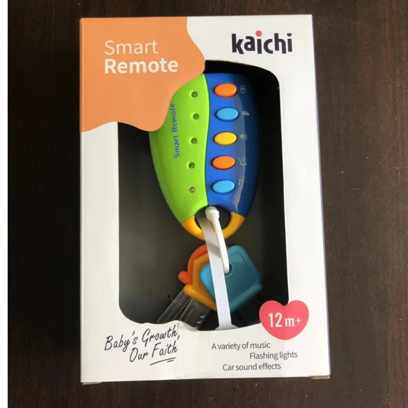 

Simulation car key toy simulation car sound effect remote control electronic music key set gift toy