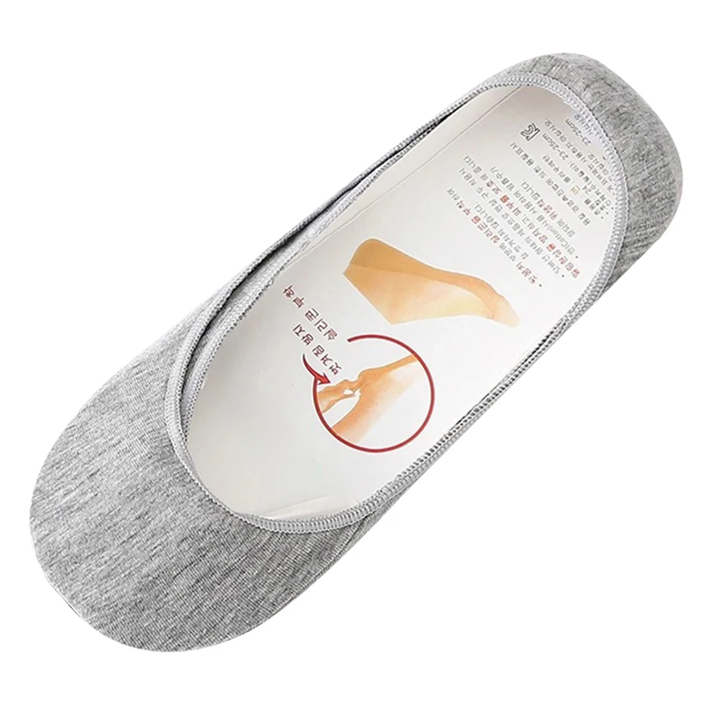 

Newly 5 Pairs Invisible Low Cut Liner Socks Non-slip Soft Breathable Women Daily Socks FIF66
