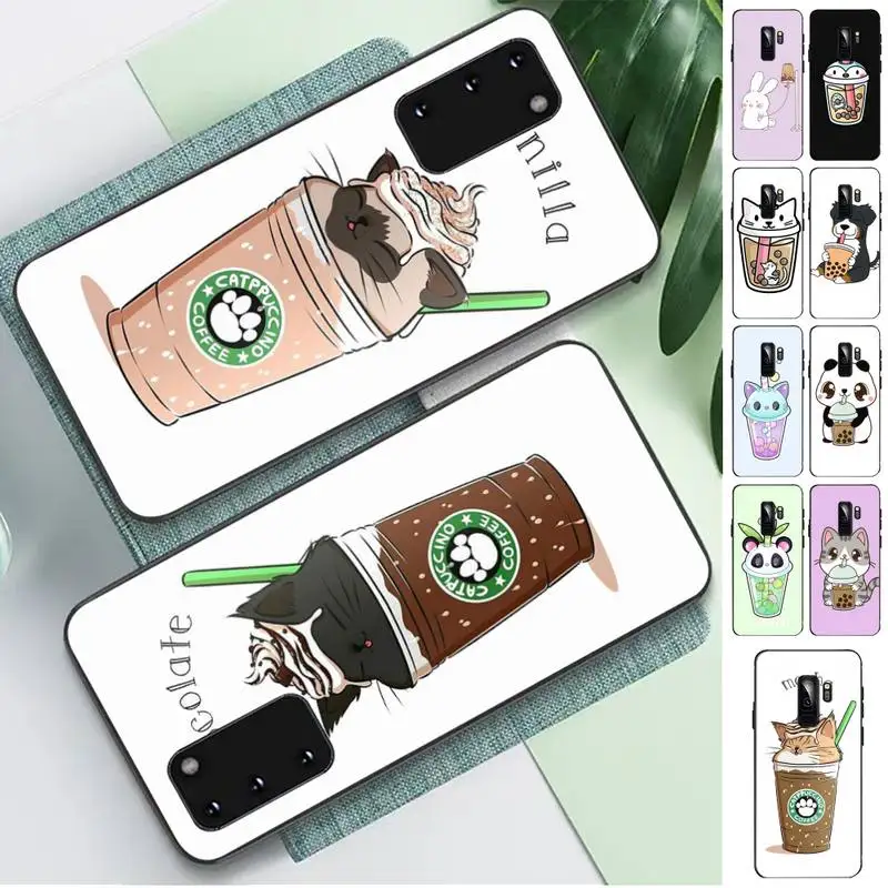 Чехол для телефона TOPLBPCS Ctue с изображением молочного чая медведя Боба Samsung S 4 6 7 5 8 9