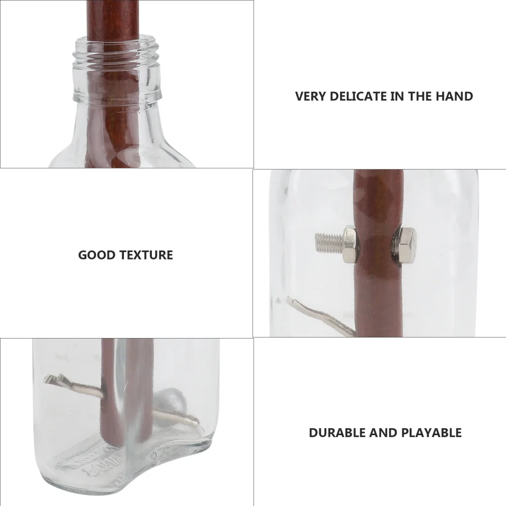 

1PC Funny Bottle Looping-off Creative Kid Adult (White Brown)