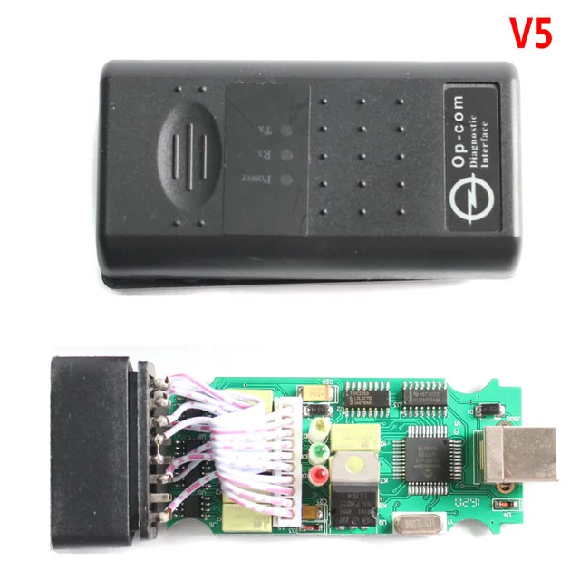 V5 Лучшее качество OBD2 Op com V1.99 OpCom V5 Op com для opel инструмент сканирования с высоким качеством - Цвет: V5