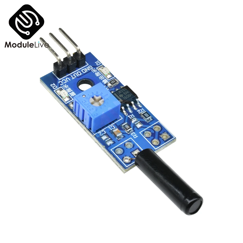 Высокочувствительный Вибровыключатель постоянного тока 3В 5 в LM393 модуль