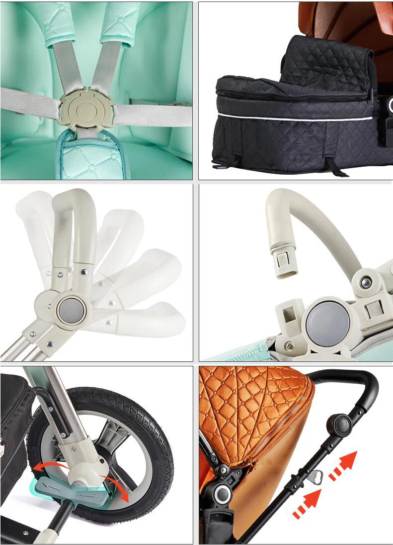 Светильник для детской коляски в виде яичной скорлупы с высоким пейзажем