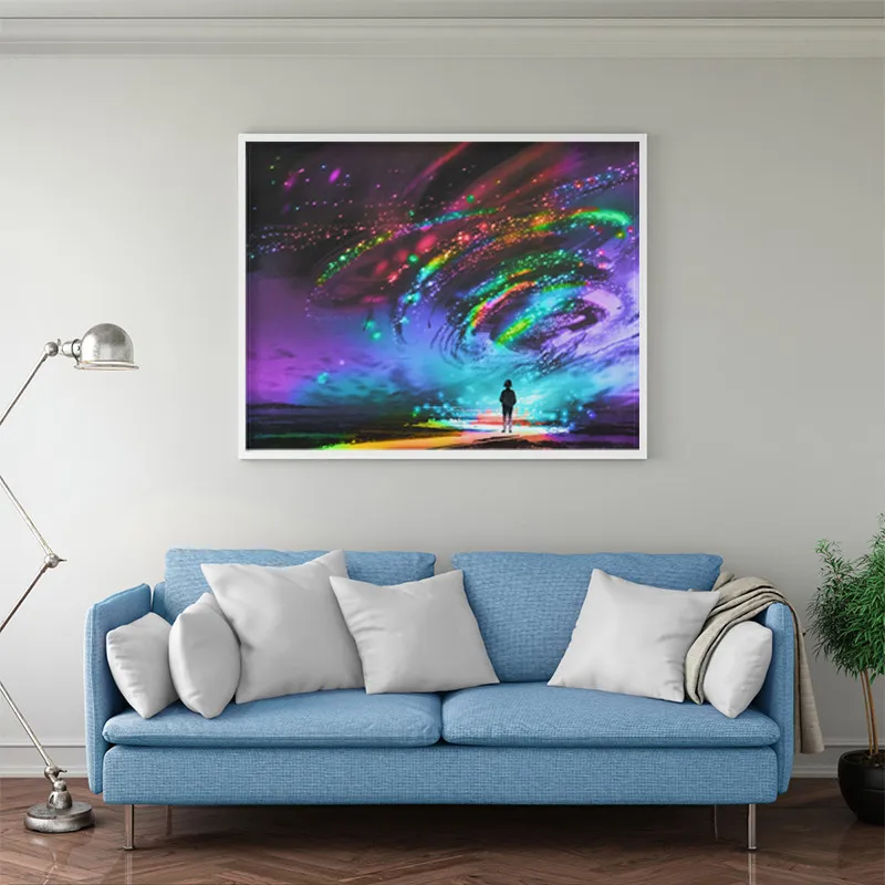 Некадрированный HD настенный художественный принт с черной вдовой для украшения