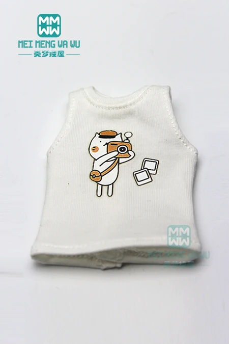 XB--026--A 1 шт. одежда Blyth Doll полосатая рубашка, жилет, спортивные штаны для Blyth Azone OB24 OB23 кукла 1/6 аксессуары - Цвет: XB--026--A