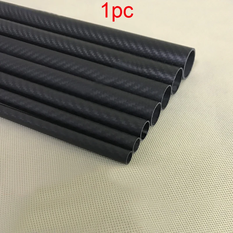 

1PC 3K Full Carbon Fiber Tube Pipe Outer Diameter 25mm 28mm 30mm 35mm Twill Matte Surface for RC UAV Drone DIY Accessories