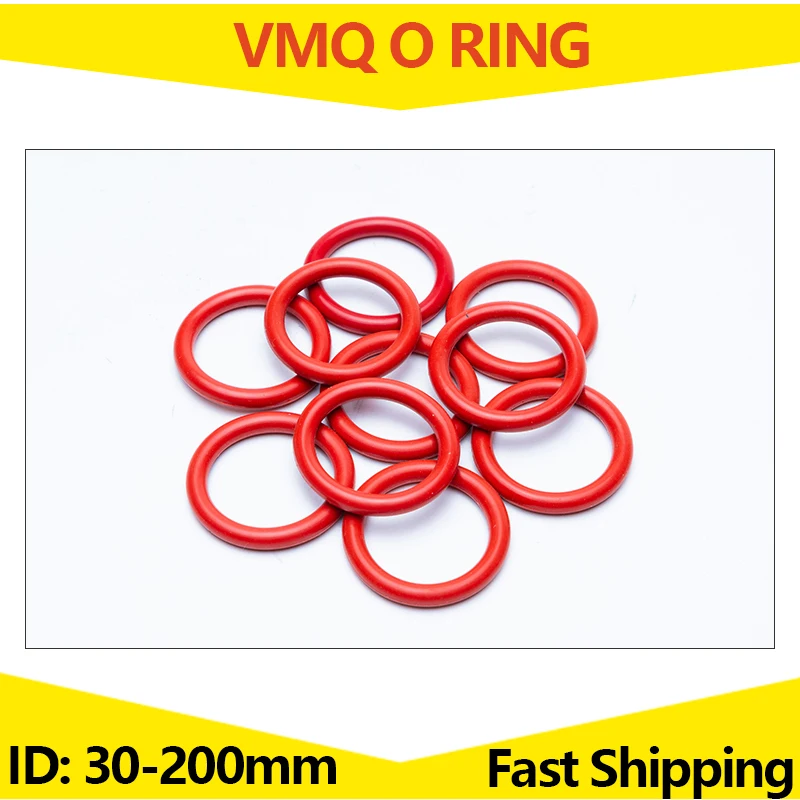 WD CS 5 3 мм внутренний диаметр 30 мм-200 силиконовой резины O-RING VMQ уплотнительные