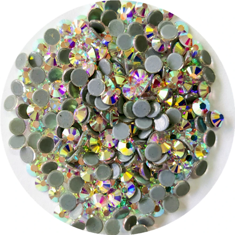 Все размеры высокое качество кристалл AB/прозрачные супер яркие стразы горячей