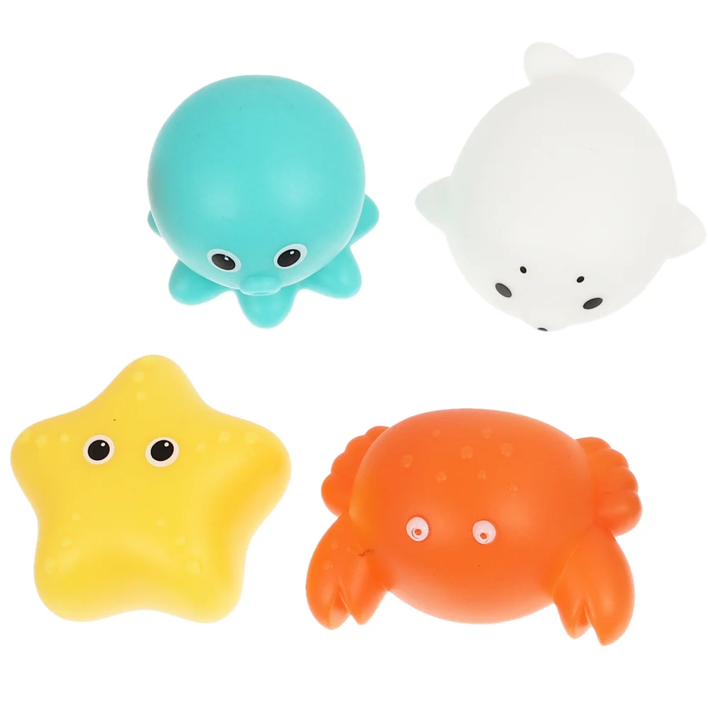 

4pcs Bath Toys for Toddlers Flashing Colourful LED Light Toys for Swimming Pool