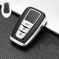 tpu car key case cover protect shell fob for toyota camry c hr chr prius corolla rav4 prado 2017 2018 car styling accessories