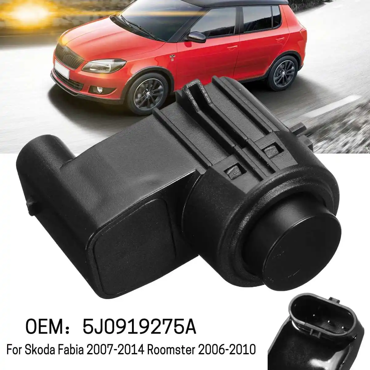 Обратный резервный помощь датчик парктроника PDC 5J0919275A для Skoda Fabia 2007 2008 2009 2010 2011 2012 2013 Roomster