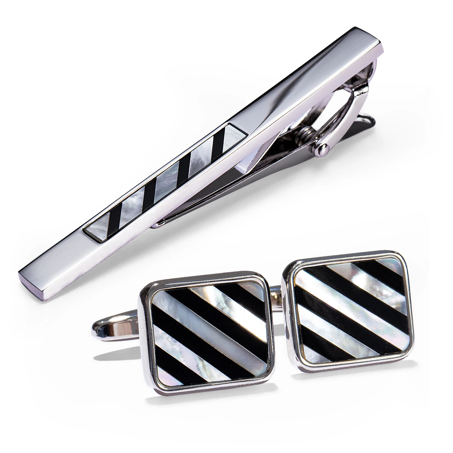 Hi Tie Свадебные Запонки с кристаллами Зажим Для Галстука для галстука мужчин