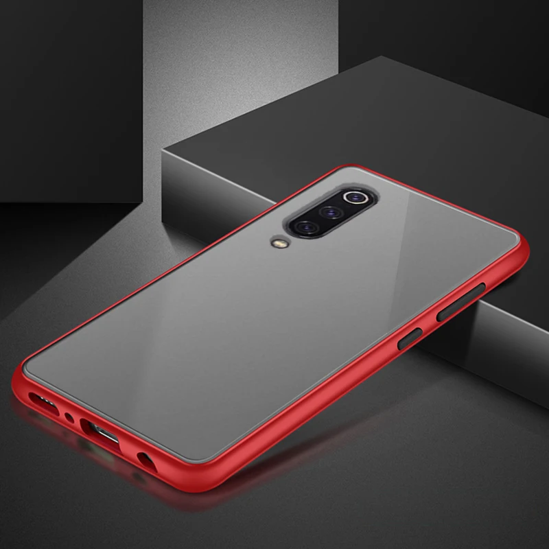 Чехол для Xiaomi 9 Mi9 Pro Lite 9Pro матовый прозрачный роскошный ударопрочный жесткий
