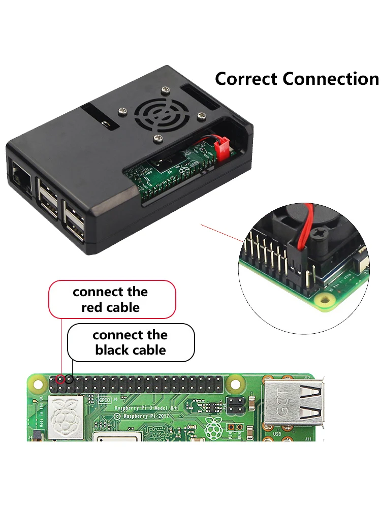 Для Raspberry Pi 3 чехол ABS Чехол Коробка Carcasa Raspberry Pi 3B корпус с охлаждающим вентилятором теплоотвод для Pi3 B Plus чехол