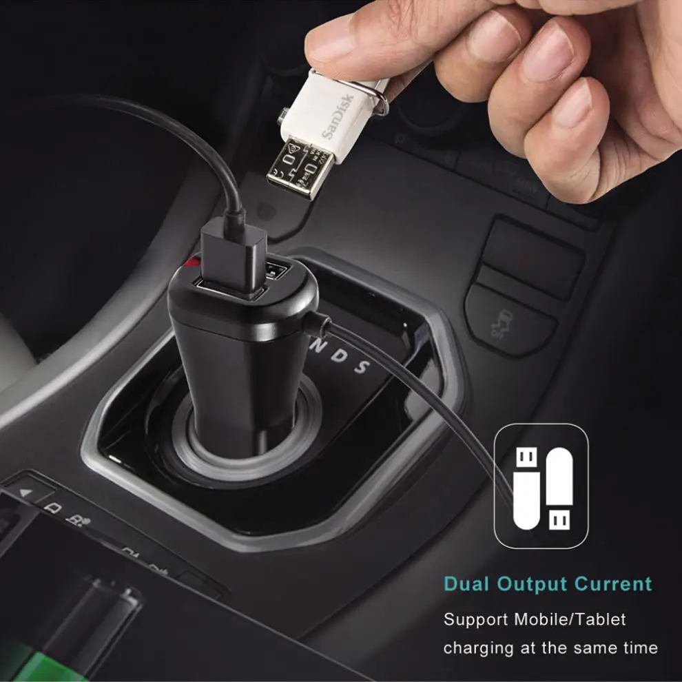 Комплект беспроводной связи Bluetooth для автомобиля Hands-free авто FM передатчик