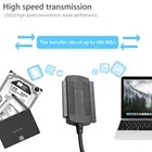 Кабель-Переходник USB 2,0IDESATA для жесткого диска 2,5, 3 дюйма