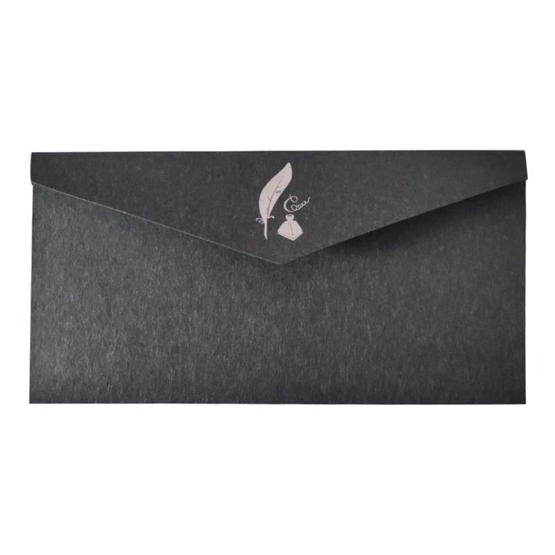 

Retro Gilded Wedding Invitation Envelope - 22 * 11cm 2 Color 2021 Hot 1pc Accessories Retro Envelope