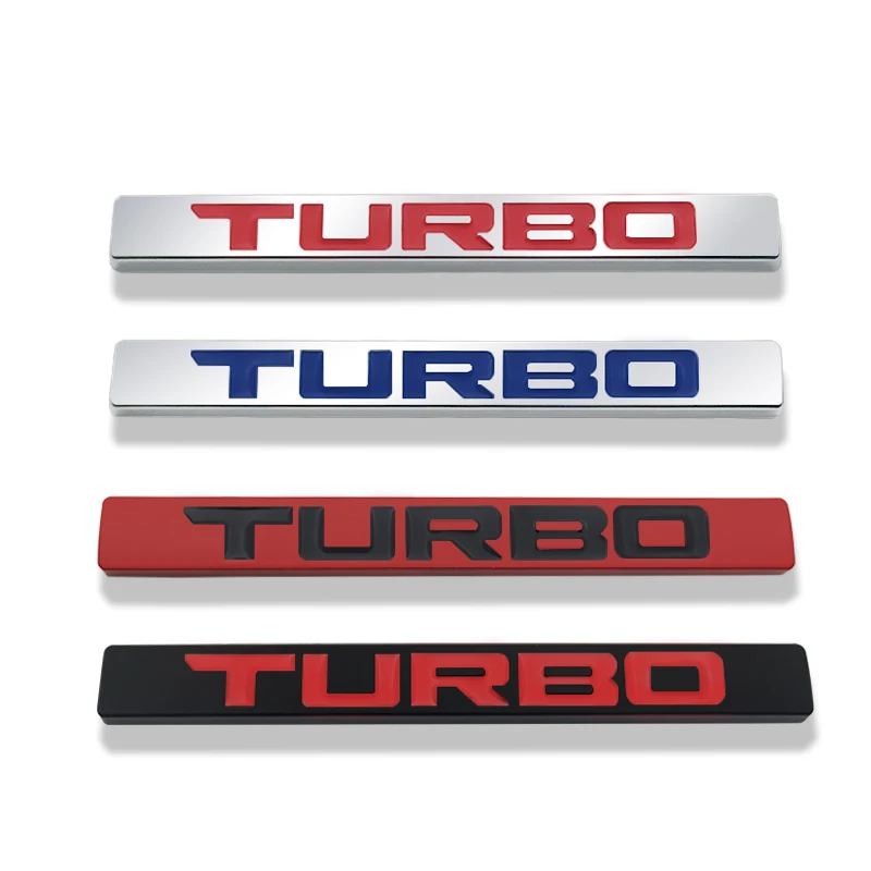 Металлическая Автомобильная наклейка с эмблемой турбо-спорта значок наклейки