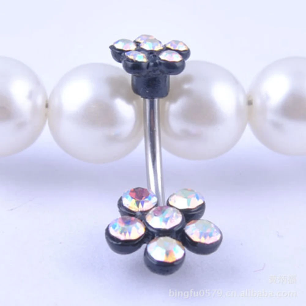 Короткий стержень симметричный двухцветный в форме сливы медицинская сталь