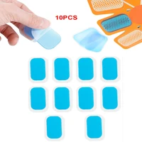 10pcs silicone hydrogel mat for wireless smart abdominal muscle replecament gel sticker patch pads massager fitness accessories