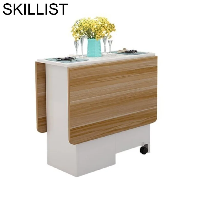 Винтажный деревянный складной столик для столовой| |