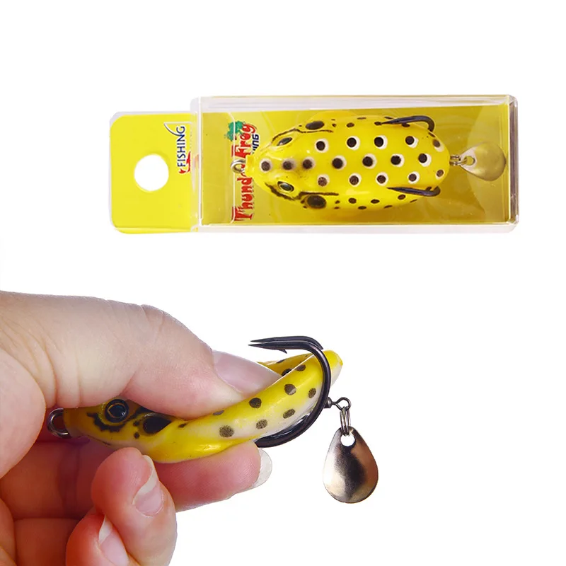 

Приманка лягушка с двойным крючком, 80 мм, 13 г, 1 шт.