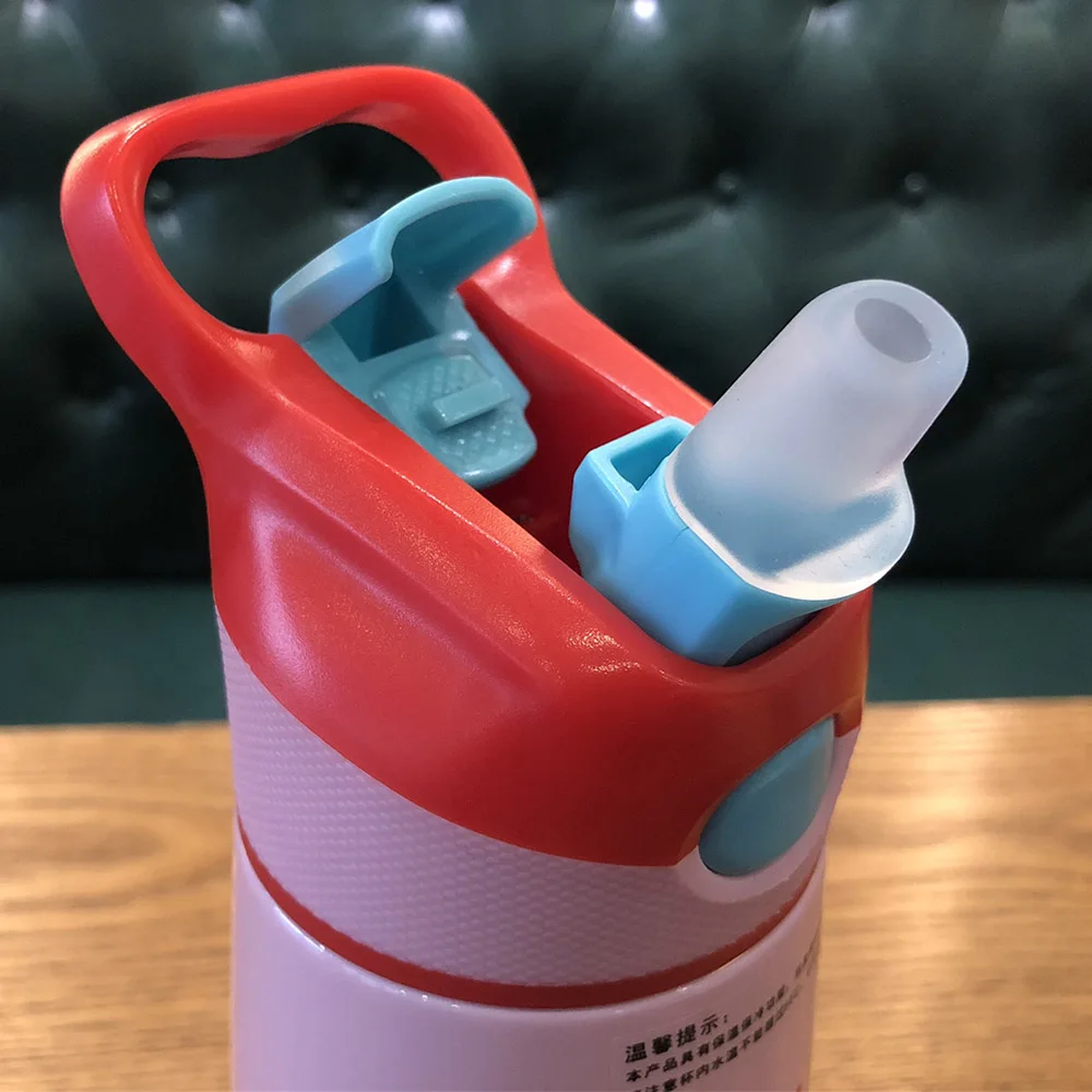 316 термос для воды из нержавеющей стали с соломинкой милая вакуумная колба