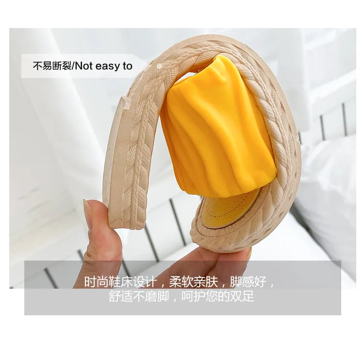 

Summer Ruffles Sippers Women Anti Slip Flat Slides Casual Outside Flip Flops Beach Solid Ladies Comfortable Fashion Slippers