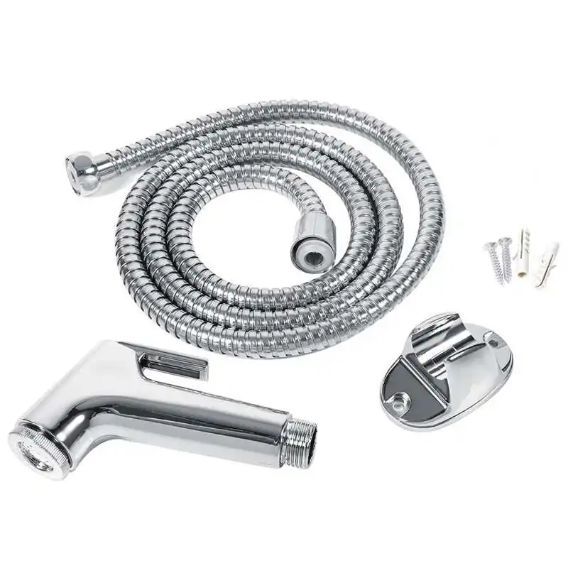 

Bidets Multi-functional ABS Bathroom Handheld Toilet Bidet Shower Sprayer Hose Holder Wall Bracket Set Handheld