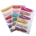 18 гпакет, 6 цветов, смешивание ногтей, раздавленные стекла, неправильные камни для девушек, маникюрные Ультрафиолетовый гель, украшение, аксессуары для ногтей сделай сам