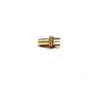 1pc rp sma conenctor rp sma female jack nut rf coax connector end launch pcb cable straight goldplated new wholesale