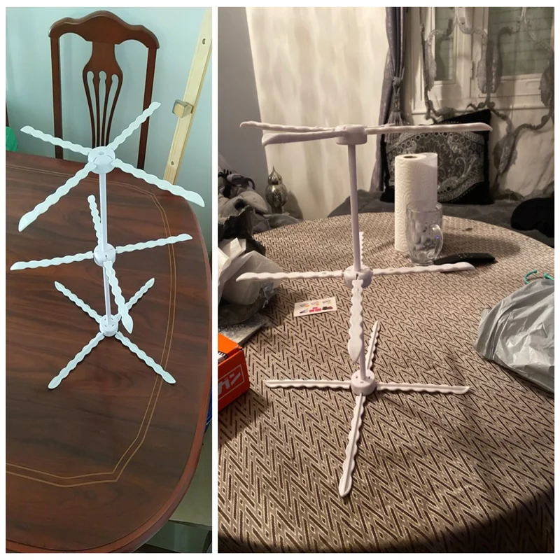 

3 Слои цветок сушилка для одежды стойки сахарные украшения торта Fondant (сахарная) Съемная паста Цветочная полка практичные Инструменты для вы...