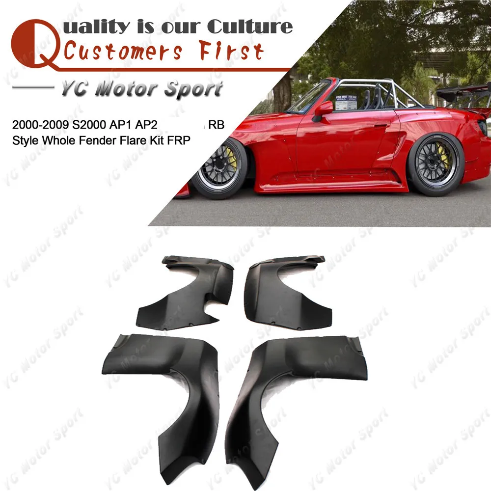 preço Frp Fibra De Vidro Pd Rb Estilo Fender Kit Caber For2000-2009 S2000 Ap1 Ap2 + 60mm Frente Fender 75mm Traseiro Fender Flare