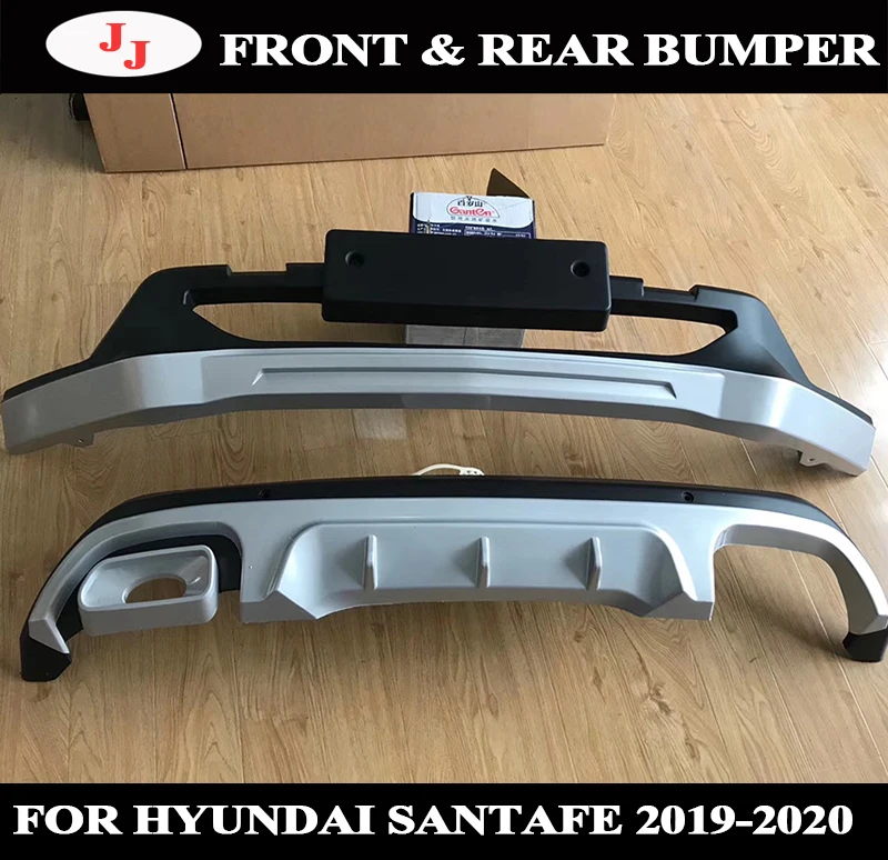 Защитные аксессуары для переднего и заднего бампера Hyundai SANTAFE 2019 2020 ударопрочная