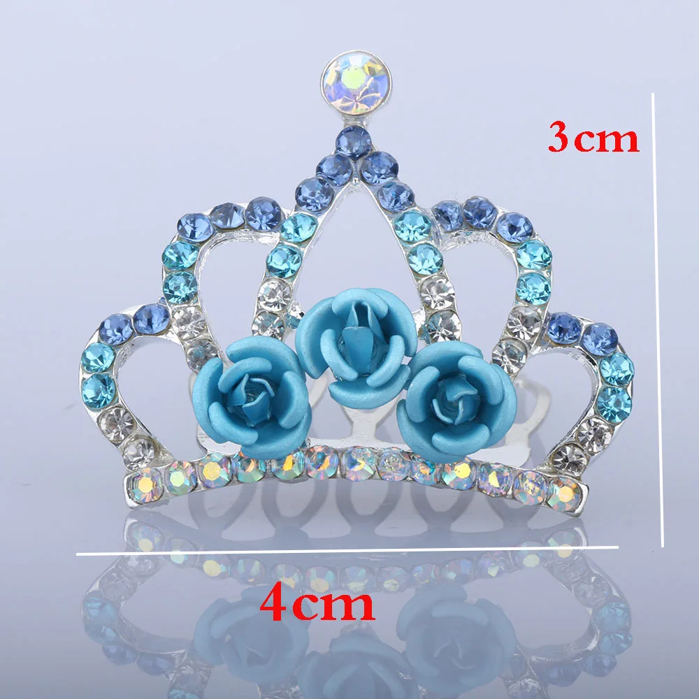 1 шт. детская Тиара для волос с кристаллами|Украшения волос| |