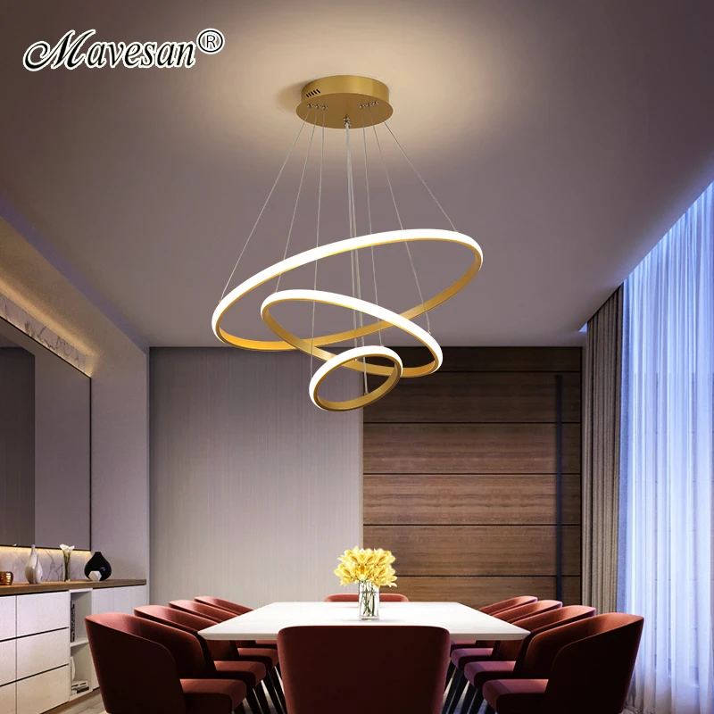 Скандинавская простая люстра светодиодная лампа для столовой современные