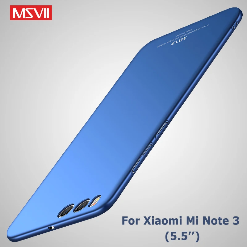 Чехол для Mi Note 3 Тонкие Матовые чехлы Msvii Xiaomi 2 чехол Xiomi Note3 Note2 телефонов|note case|cover