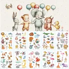 10 шт.компл. временная татуировка Водонепроницаемый пижама в виде животных Единорог штаны с фальш-вставкой, настенные наклейки для детской для боди-арта Tatuajes Temporales Gomette Enfant