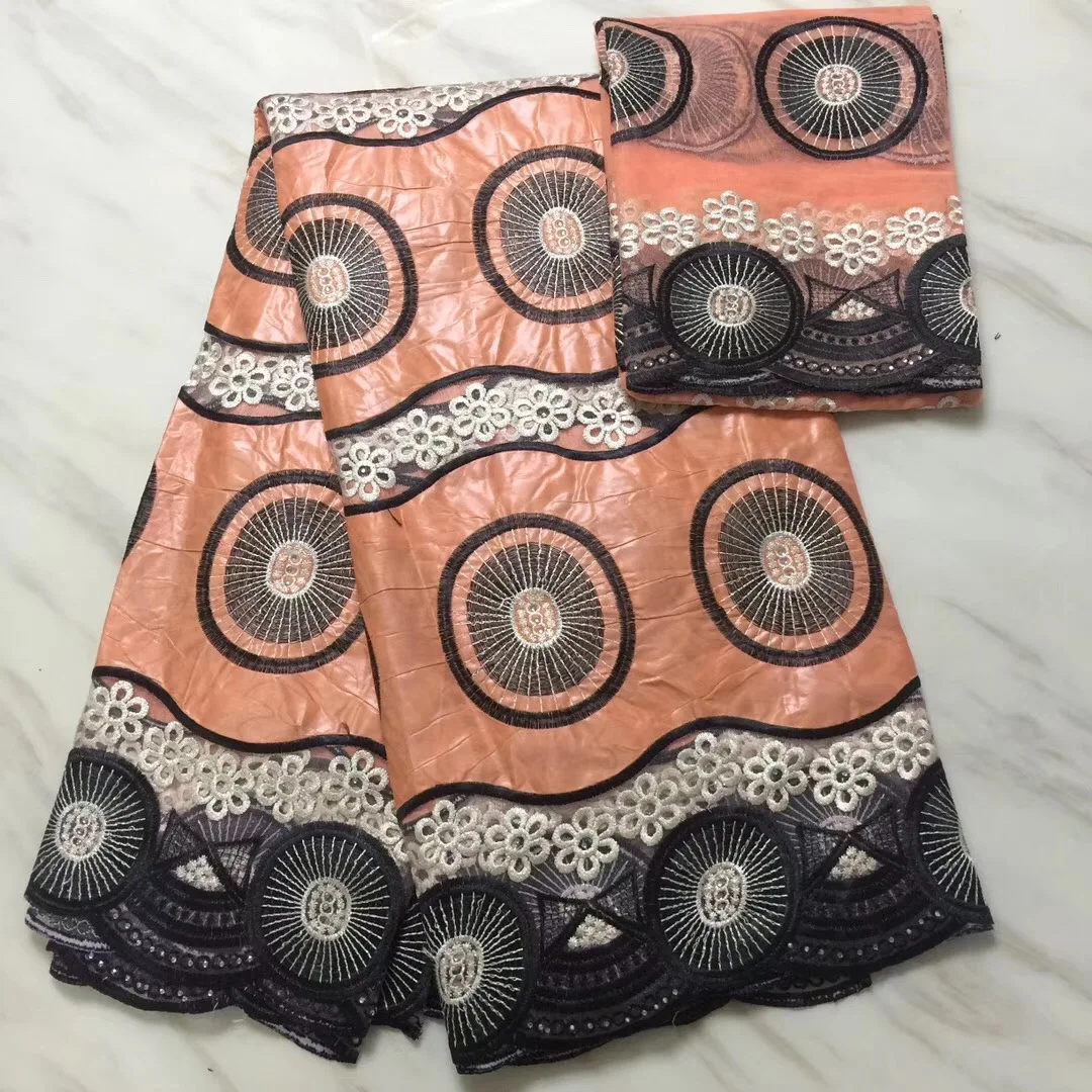 

Африканская бисерная кружевная ткань 2018, Высококачественная нигерийская кружевная ткань, Тяжелые Вышитые гипюровые кружева, Африканское к...
