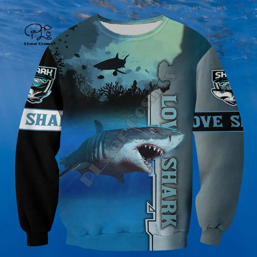 

PLstar Cosmos 3DPrint Love Shark Animal Ocean Harajuku Streetwear Unisex Funny Zip Hoodies/Sweatshirt/Jacket High Quality-b4