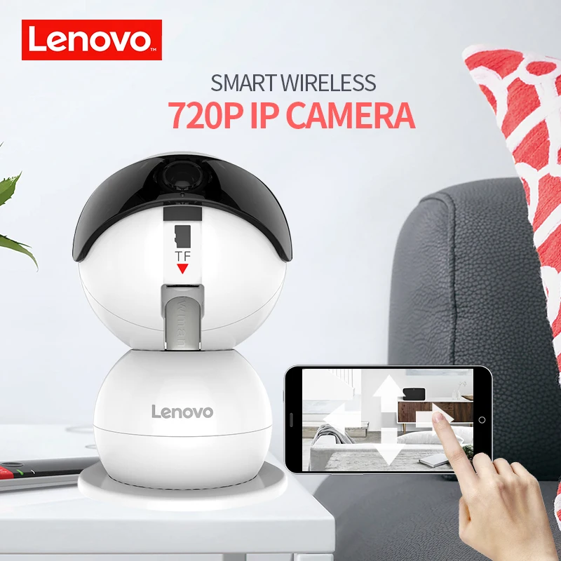 IP камера LENOVO Snowman Wi Fi HD 720P датчик движения|surveillance camera motion detection|motion detectioncamera detection |