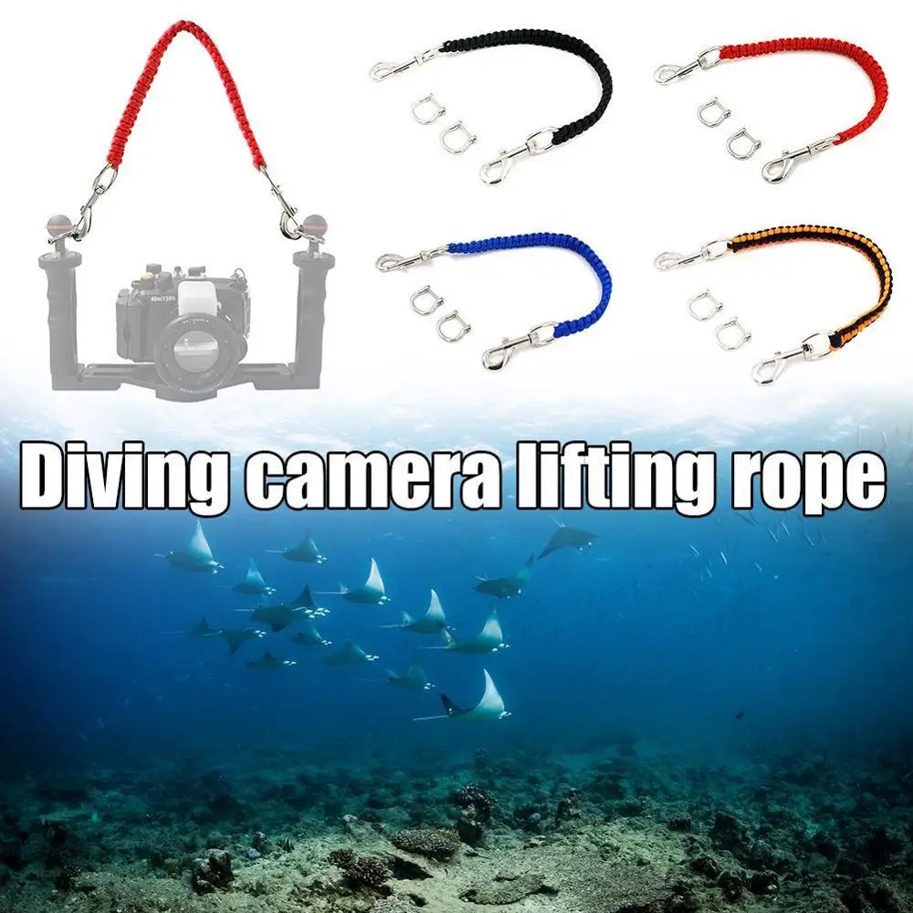 Для Gopro Sony Canon Nikon Корпус чехол держатель для камеры подводной дайвинга веревка