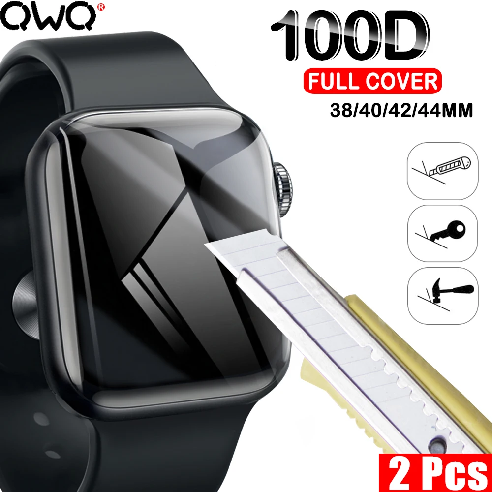 Защитная плёнка 100D полноэкранная для Apple Watch | Мобильные телефоны и аксессуары