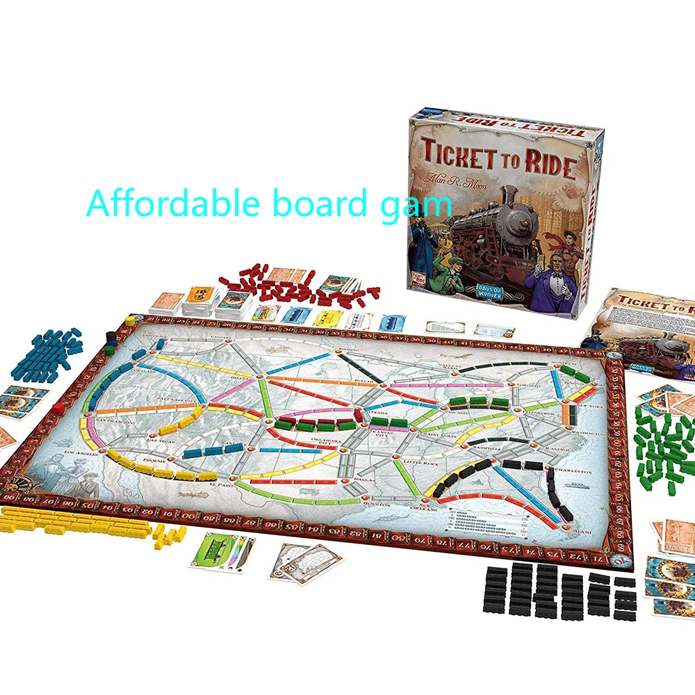 Билет для езды и настольная игра расширения 1912 Европы TTR | Спорт развлечения