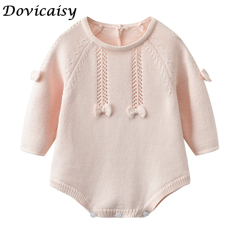 Детский комбинезон трикотажная одежда для малышей с длинными рукавами