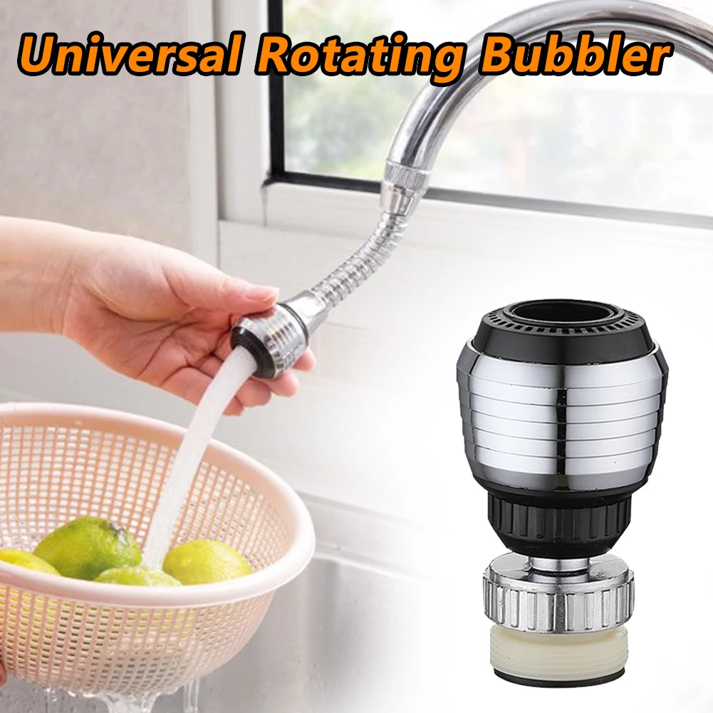 

Water Saving Bubbler Connector Swivel Tap Aerator Diffuser for Kitchen 360 Degrees Rotate Faucet Kitchen Faucet Sprayer